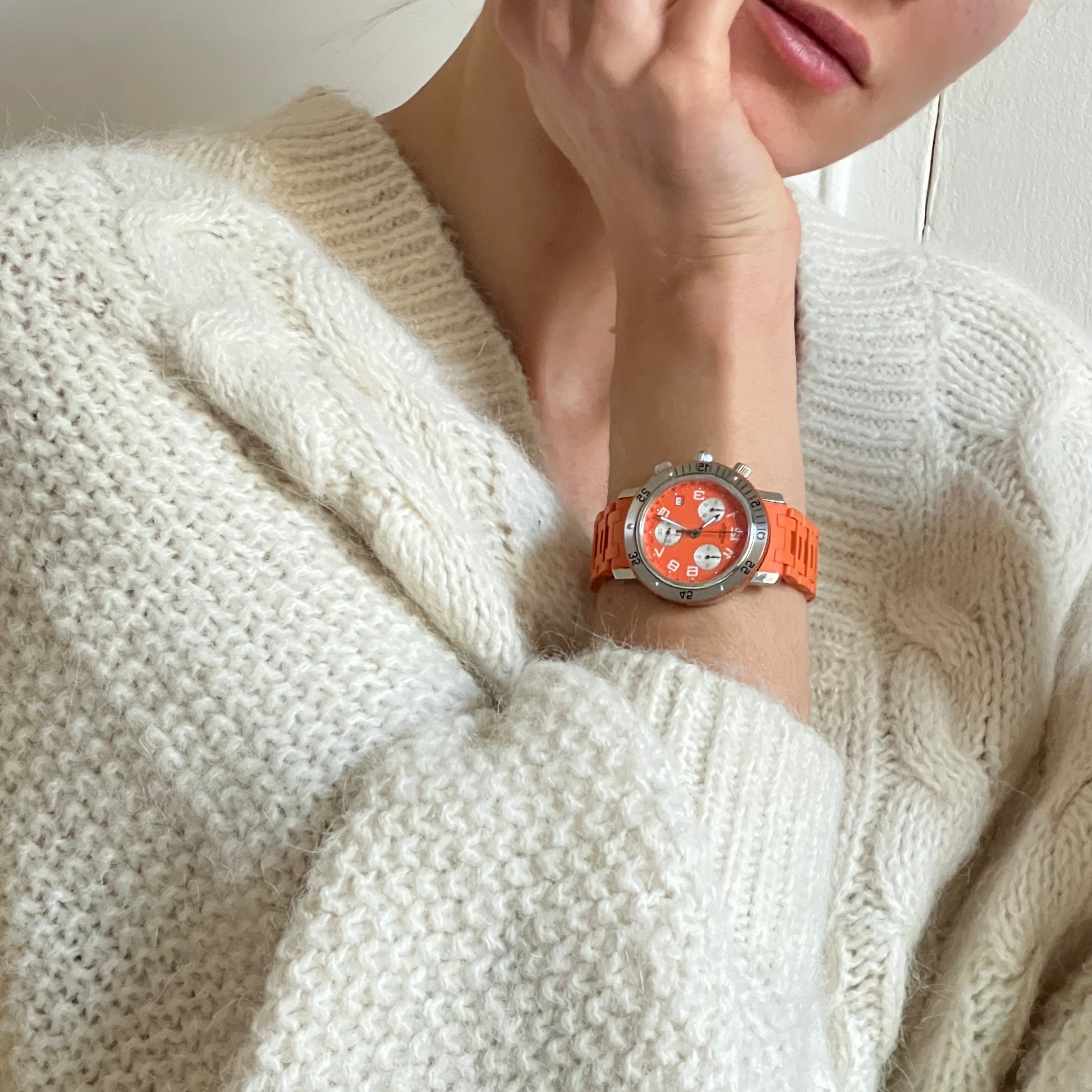 Montres Hermès Montre Hermès Clipper en acier. Acier Autre ref.269800 - Joli C Montres Hermès Montre Hermès Clipper en acier. Acier Autre ref.269800 - Joli C