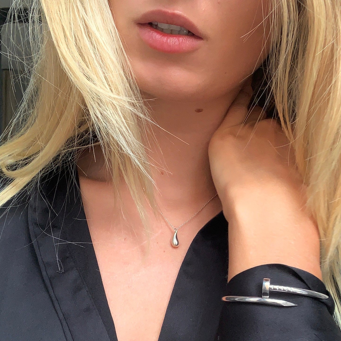 Tiffany & Co Teardrop Elsa Peretti necklace
